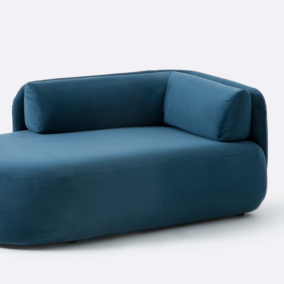 LA REDOUTE INTERIORS<br>Links de cadeira comprida, fluweel, Meridiano