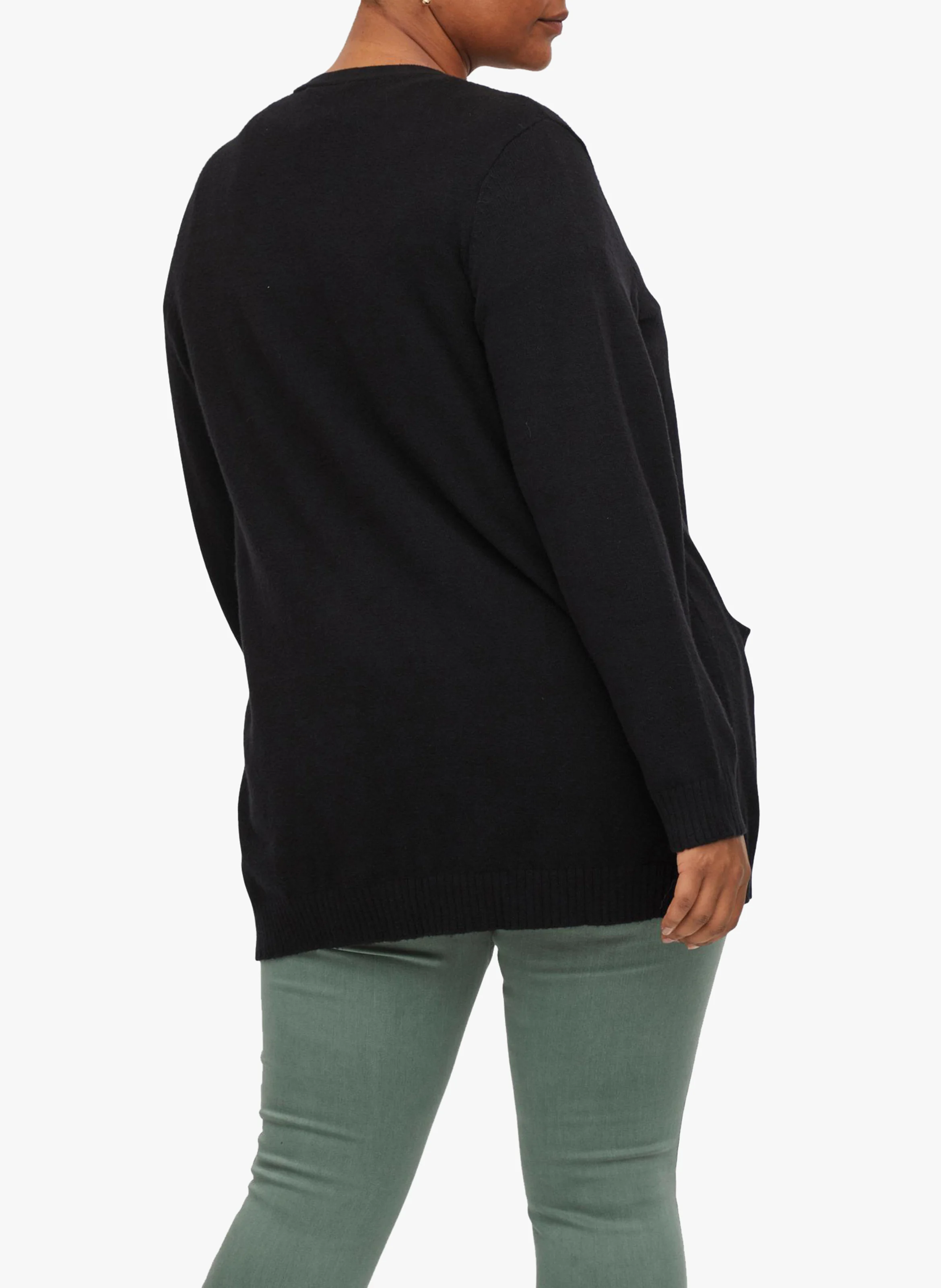 RIL - Cardigan ouvert | Noir
