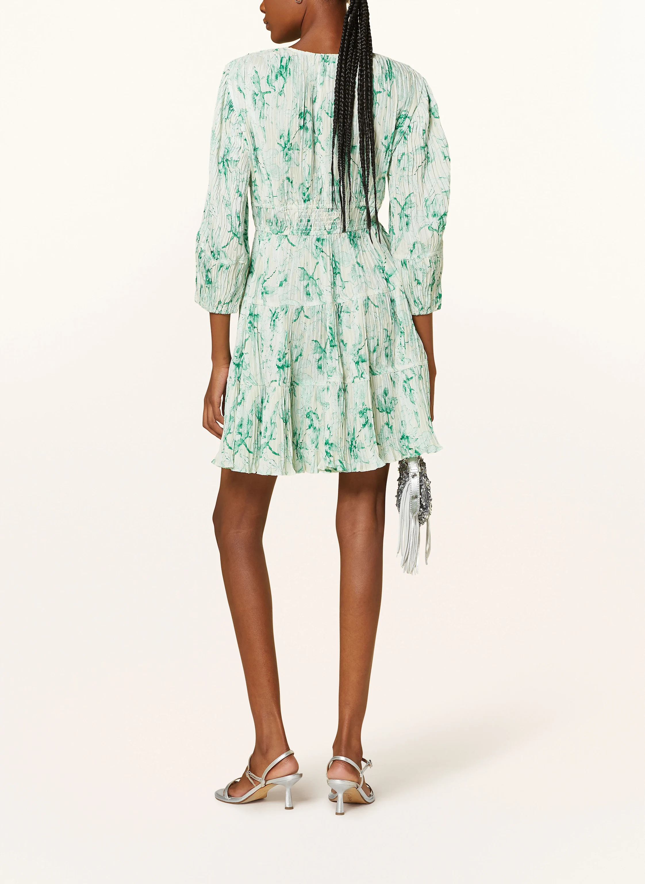 maje Plisseekleid