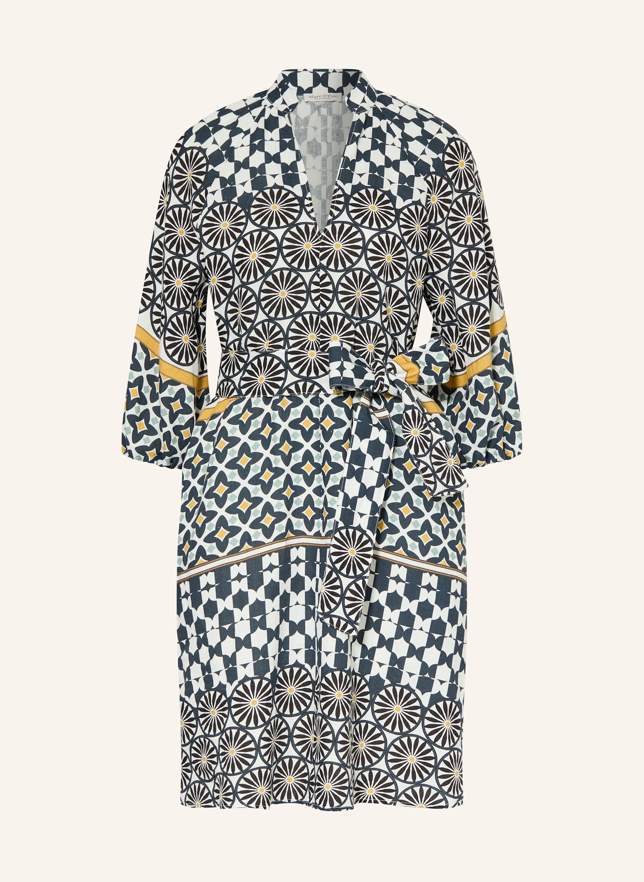 Marc O'Polo Leinenkleid mit 3/4-Arm