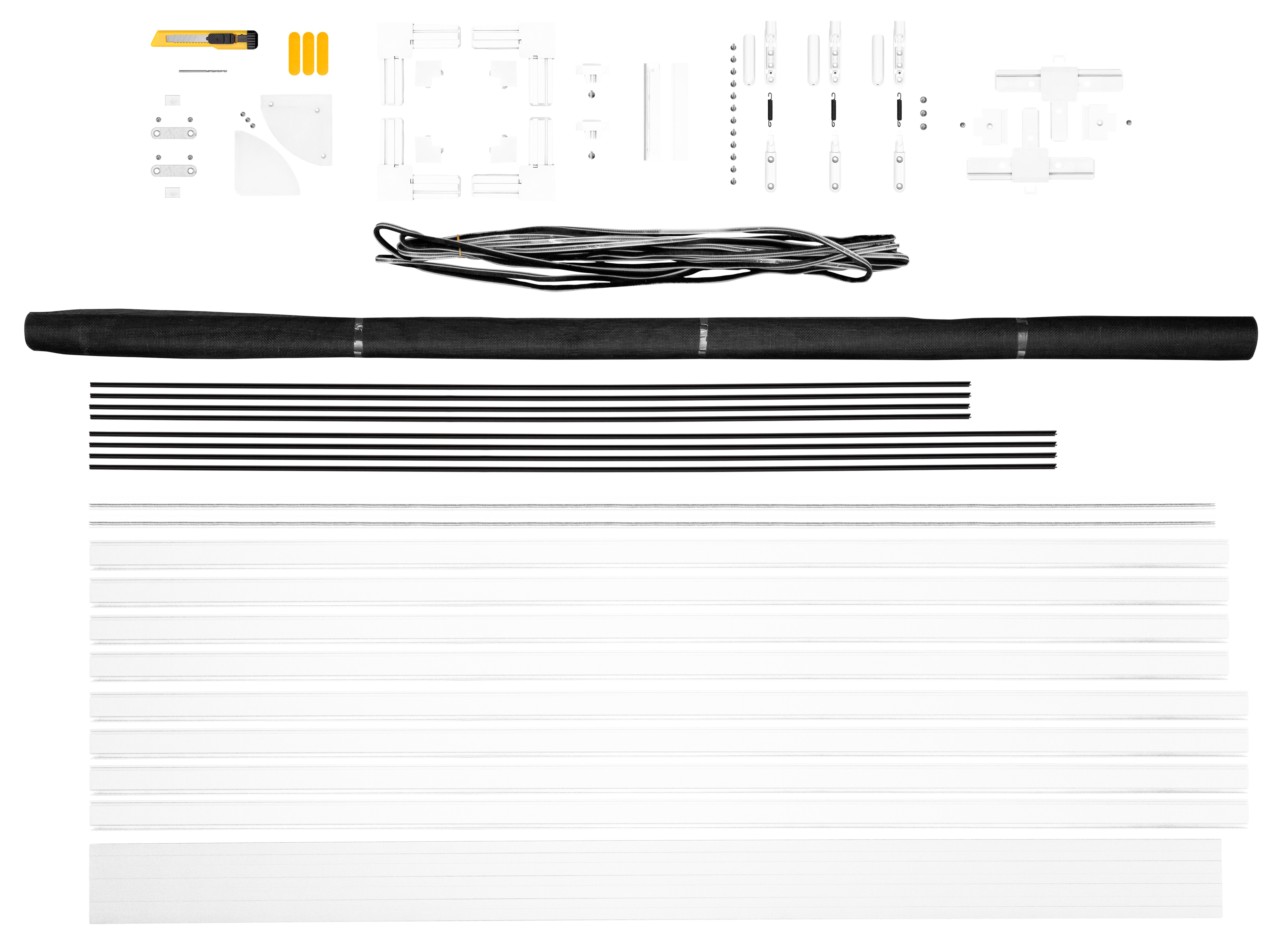 Schellenberg Fliegengittertür Premium, 120 x 240 cm, weiß