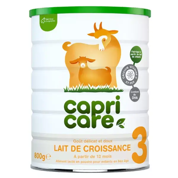 Leite de cabra CapriCare Fase 3 800g