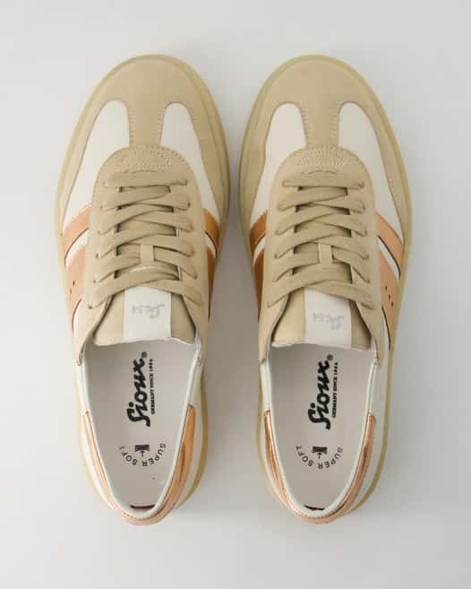 Sioux Tedroso-Da-713 Sneaker in Beige