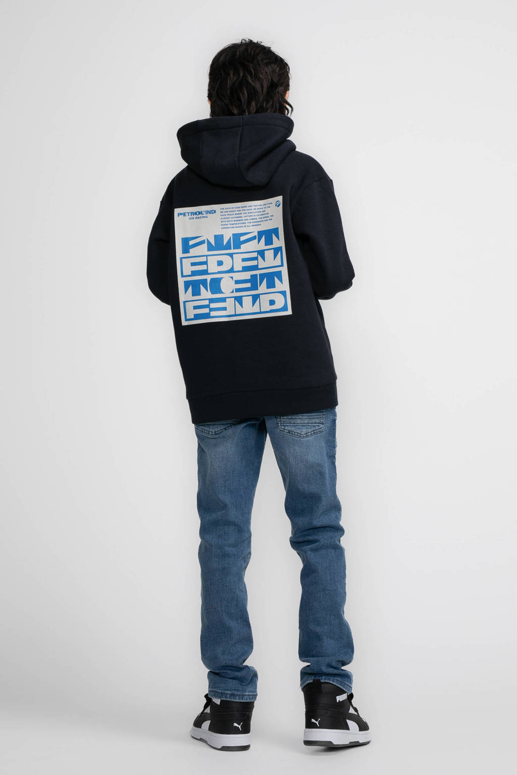 Petrol Industries hoodie zwart