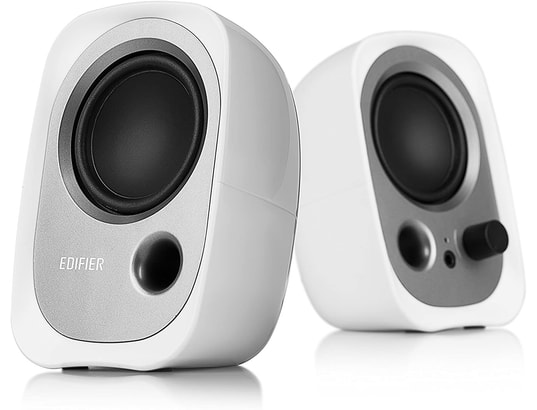 EDIFIER - Enceinte amplifiée 2.0 Enceinte R12U Blanc - Ensemble 2.0 USB avec prise Jack 3.5 m...