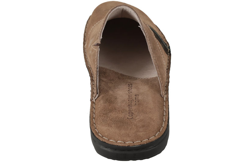 COPENHAGEN SHOES FLORIDA HJEMMESKO I BRUNT RUSKIND