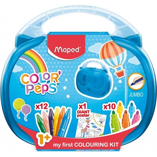ma première valise à dessin COLOR'PEPS, 23 pièces,
