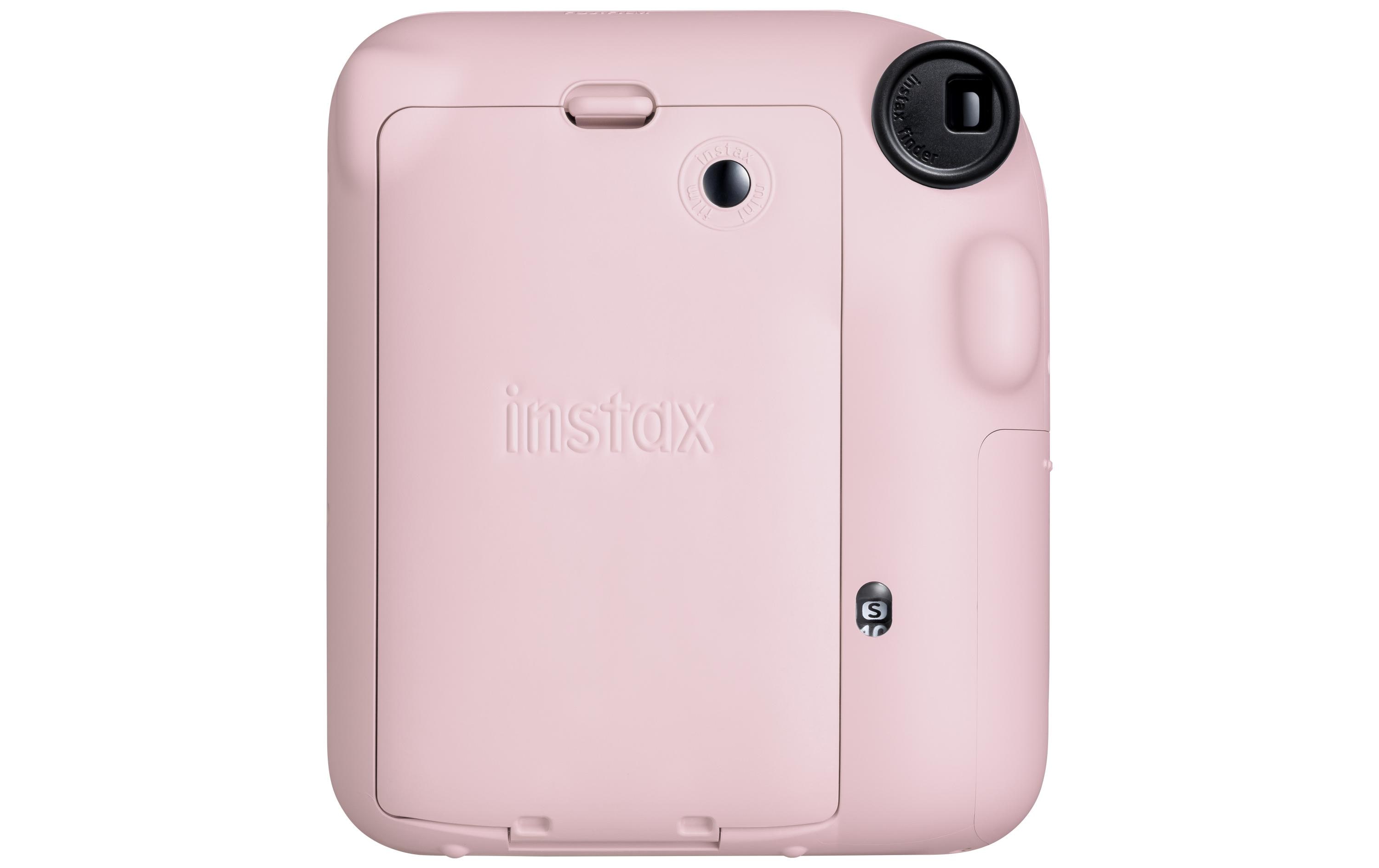 Fotokamera Instax Mini 12 PinkSofortbildkamera mit Blitz und Selfie-Modus