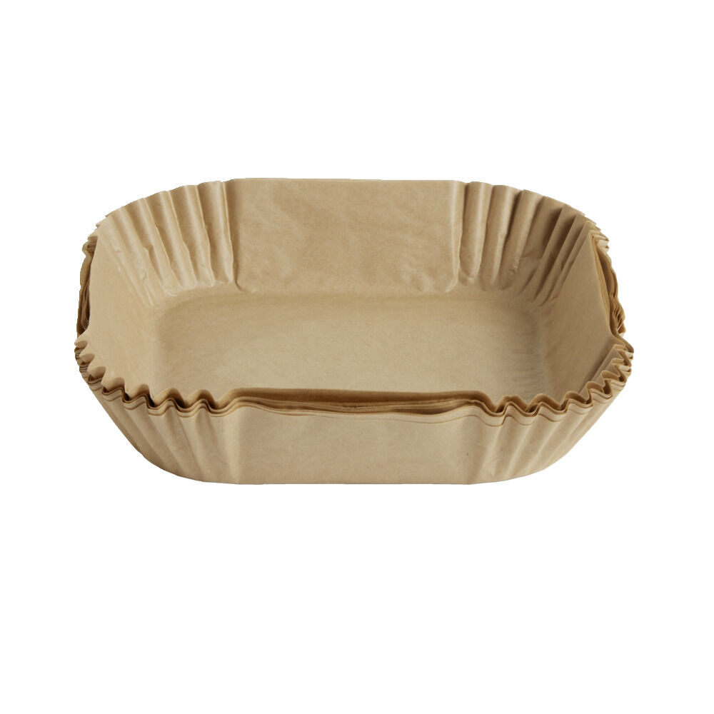 Papier cuisson pour friteuse sans huile 25 feuilles 16x16cm