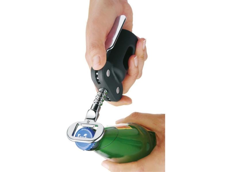 WMF Hebelkorkenzieher Clever & More Schwarz 2-in-1-Funktion: Korkenzieher und Kapselheber