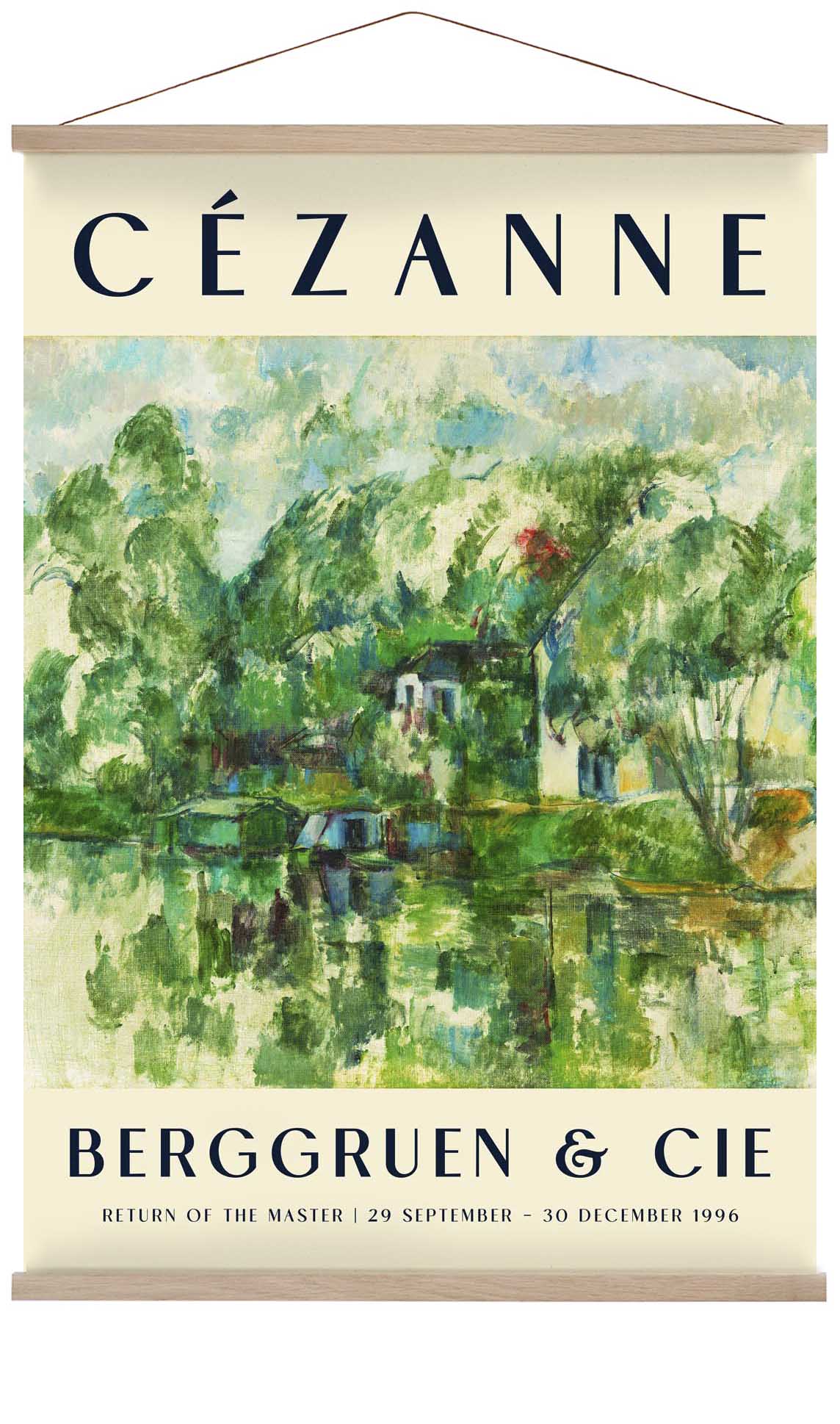 Cézanne At the Water's Edge Kunstausstellung