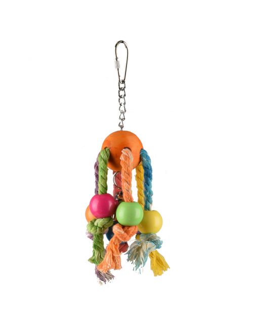 Flamingo Vogelspeelgoed Rainbow Spy - Vogelspeelgoed - 7x7x19 cm Multi-Color