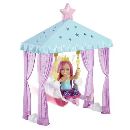 Barbie Dreamtopia Chelsea Puppe mit Fantasy-Pflegespielset
