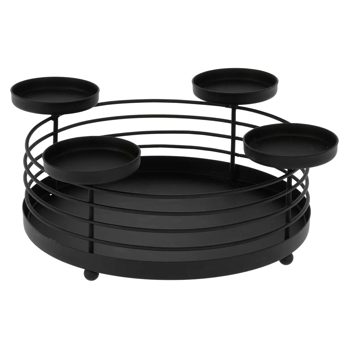 Kerzenhalter Candle-Holder Schwarz