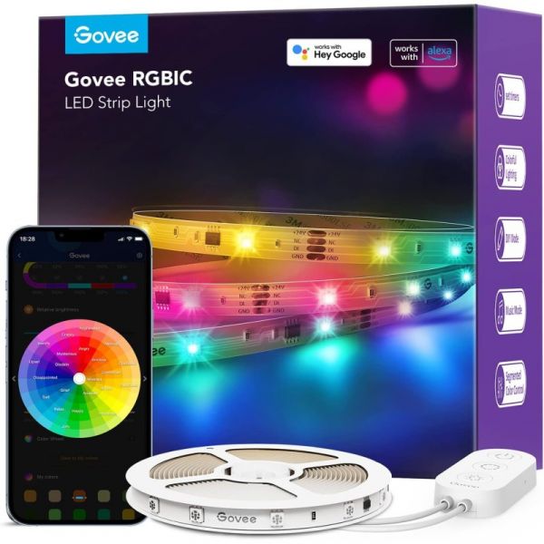 Faixa de LED Govee H618C RGB Smart Wi-Fi   Bluetooth - 6974316993520
