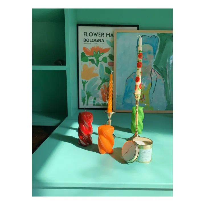 Anna + Nina Bougie Blunt twisted - 9cm | Orange