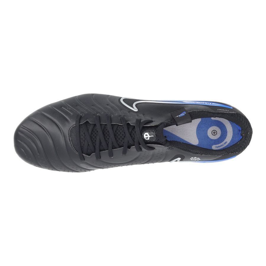 Nike Tiempo Legend 10 Elite FG Shadow - Noir/Chrome/Bleu