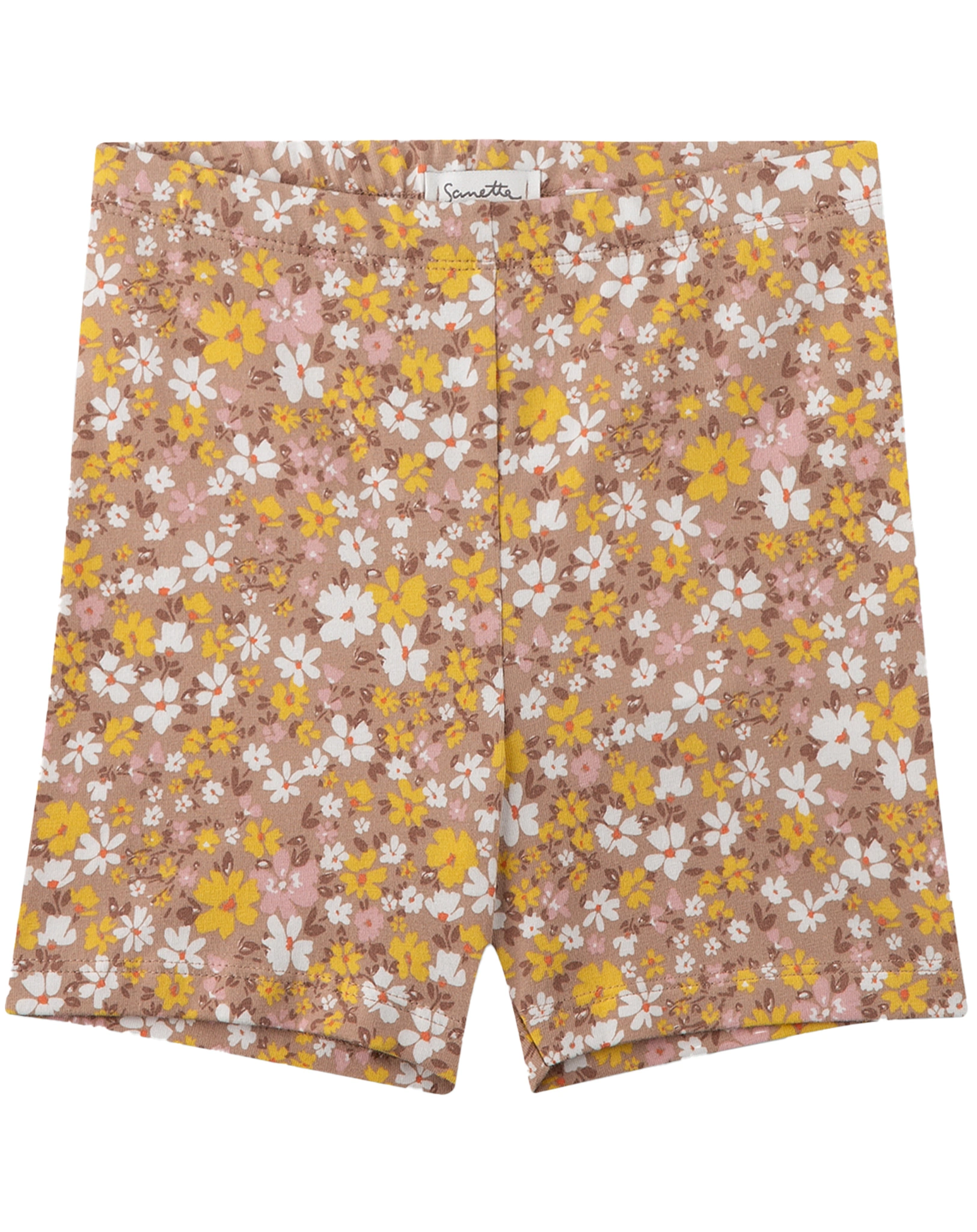 Schlupf-Shorts MASCHE FLOWERS in almond