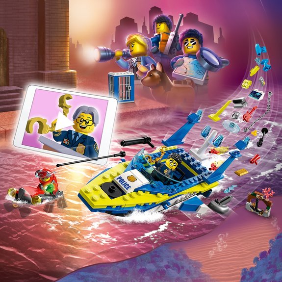 Missions des détectives de la police sur l'eau LEGO CITY 60355