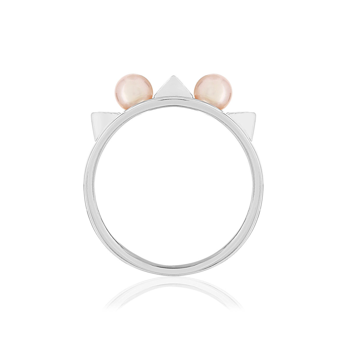 Bague argent 925 perles