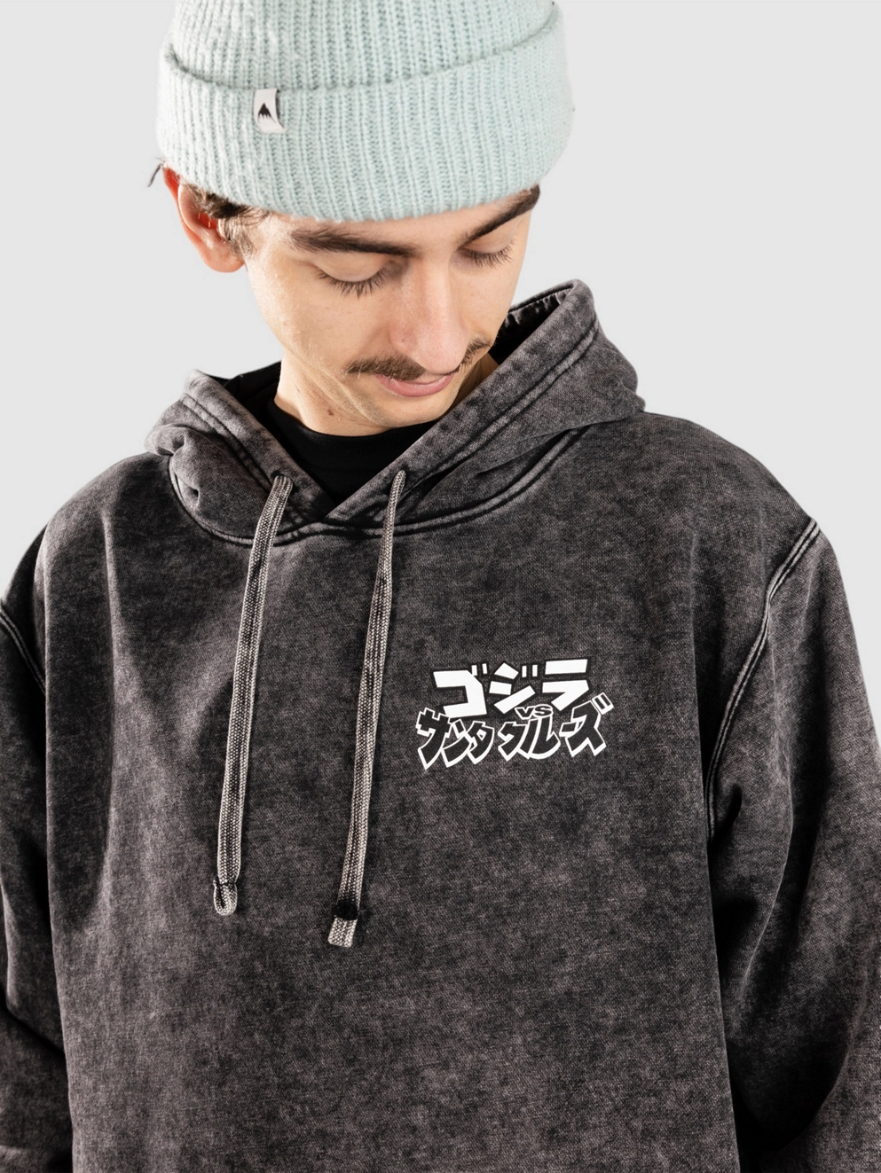 Santa Cruz X Godzilla Hand Hoodie black