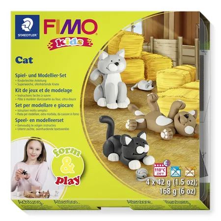 STAEDTLER® FIMO® kids Modelliermasse form&play Cat