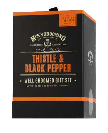 Scottish Fine Soaps Men's Grooming Thistle & Black Pepper Pflegeset 50ml-75ml-75ml