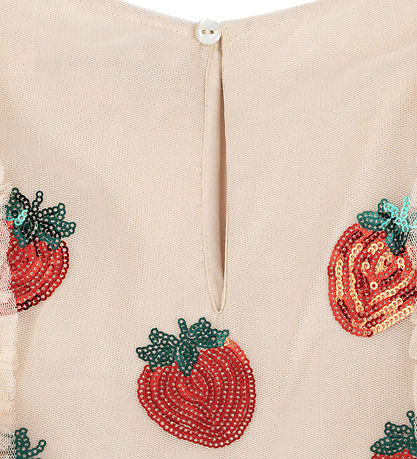 Konges Sløjd Kleid - Yvonne - Tüll - Strawberry