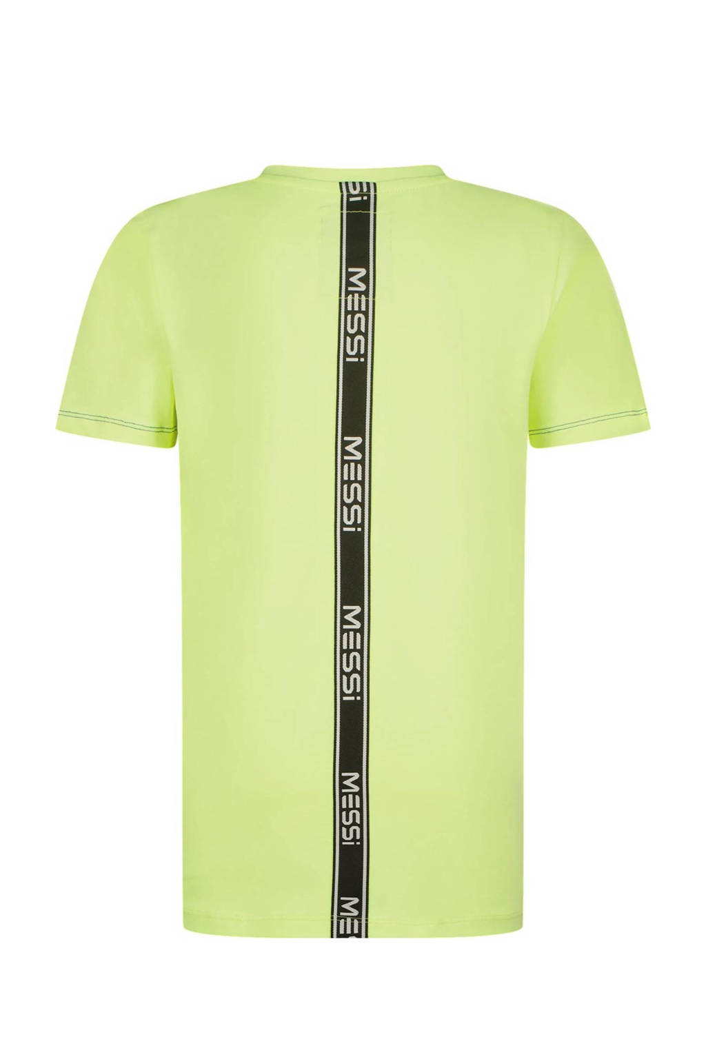 Vingino T-shirt Jefos met logo neon geel