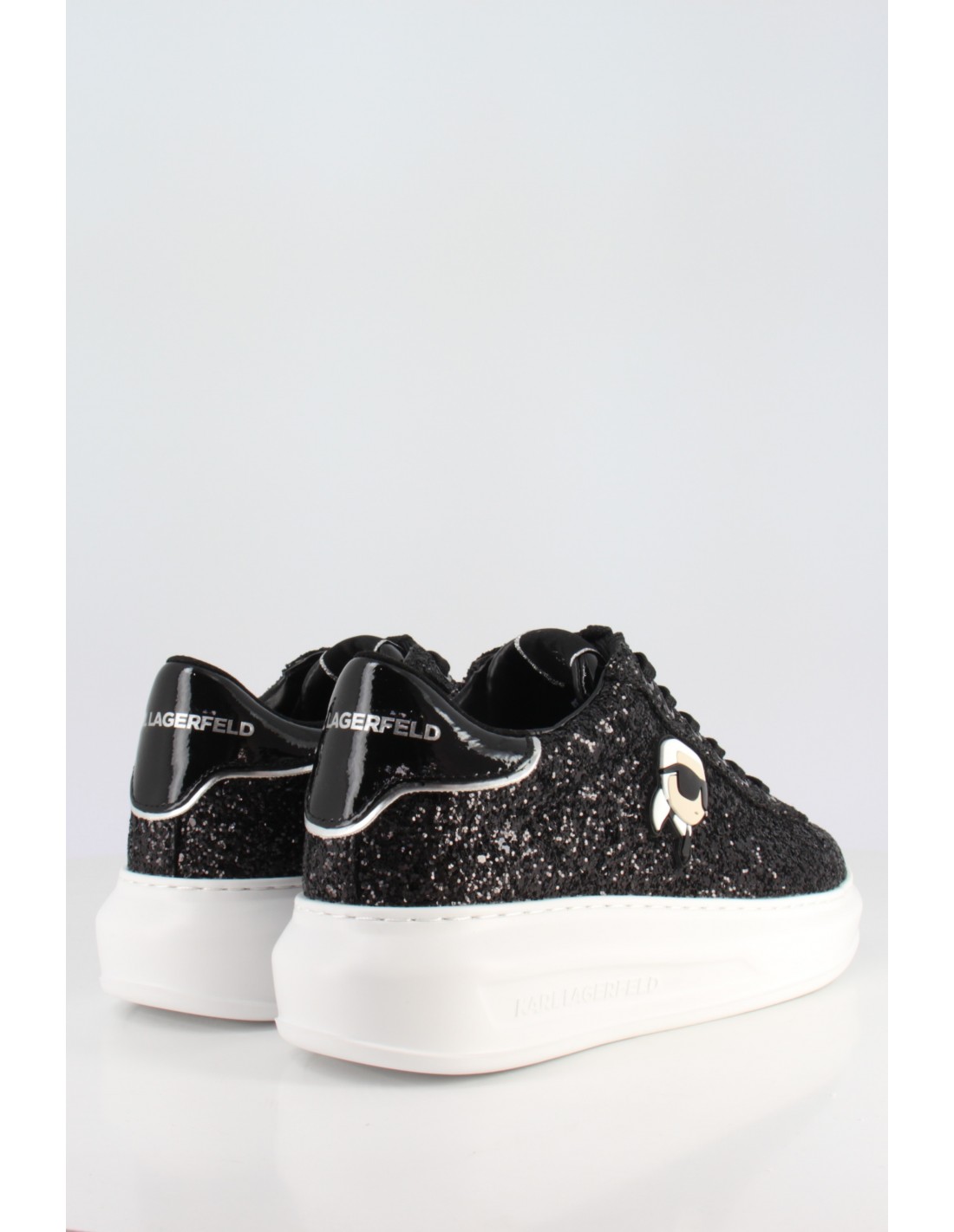 karl lagerfeld Baskets de ville Femme Kapri Karl NFT Lo Lace Noir Paillettes