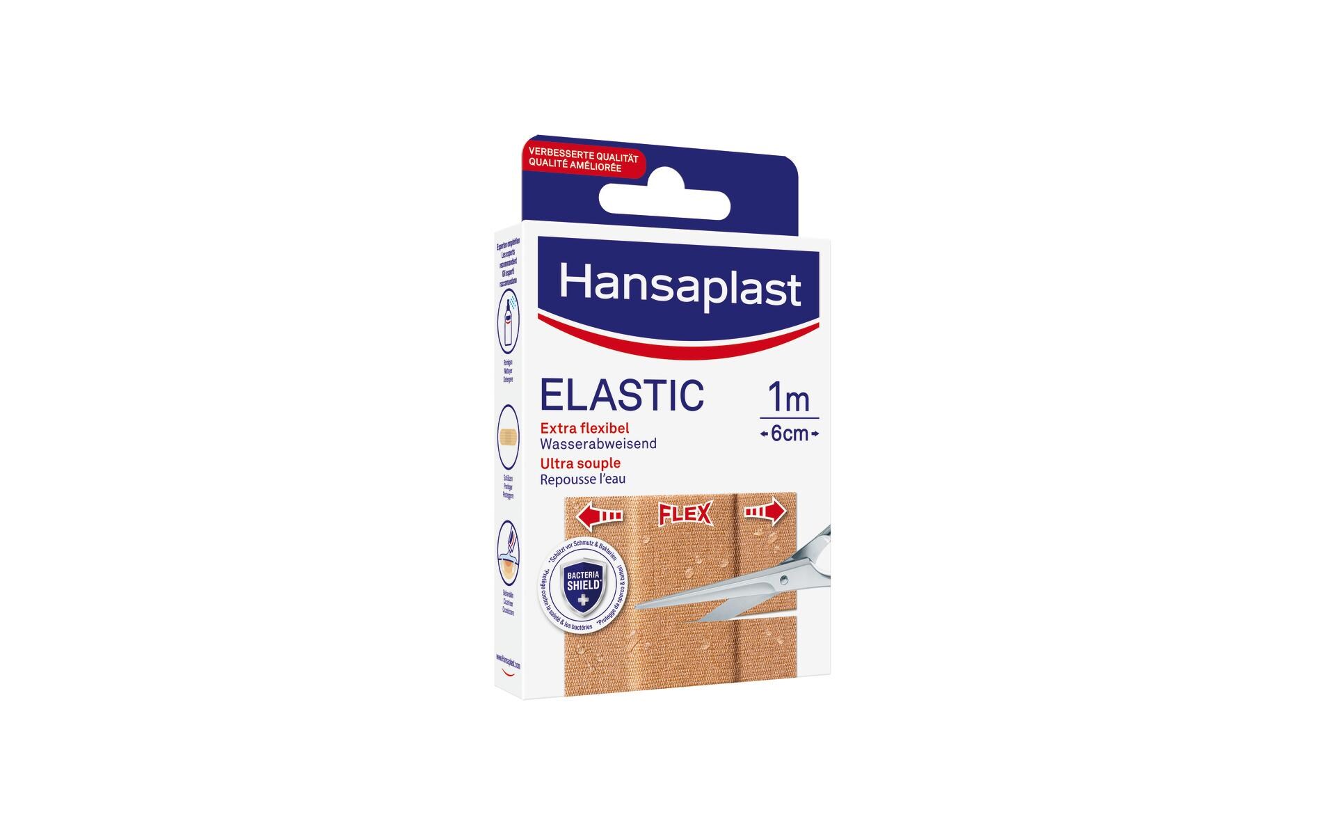 Elastic Meter 1 m x 6 cmZuschneidbares Elastic Pflaster für alle Arten von kleineren Wunden und Verletzungen