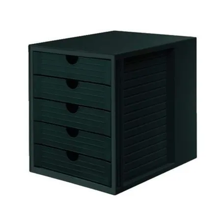 HAN System-Box, 5 Schübe, für C4 schwarz