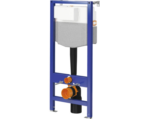 Cersanit City Square wandclosetset, randloos, glanzend wit, met toiletzitting, pneumatisch inbouwreservoir SZWZ1008566282
