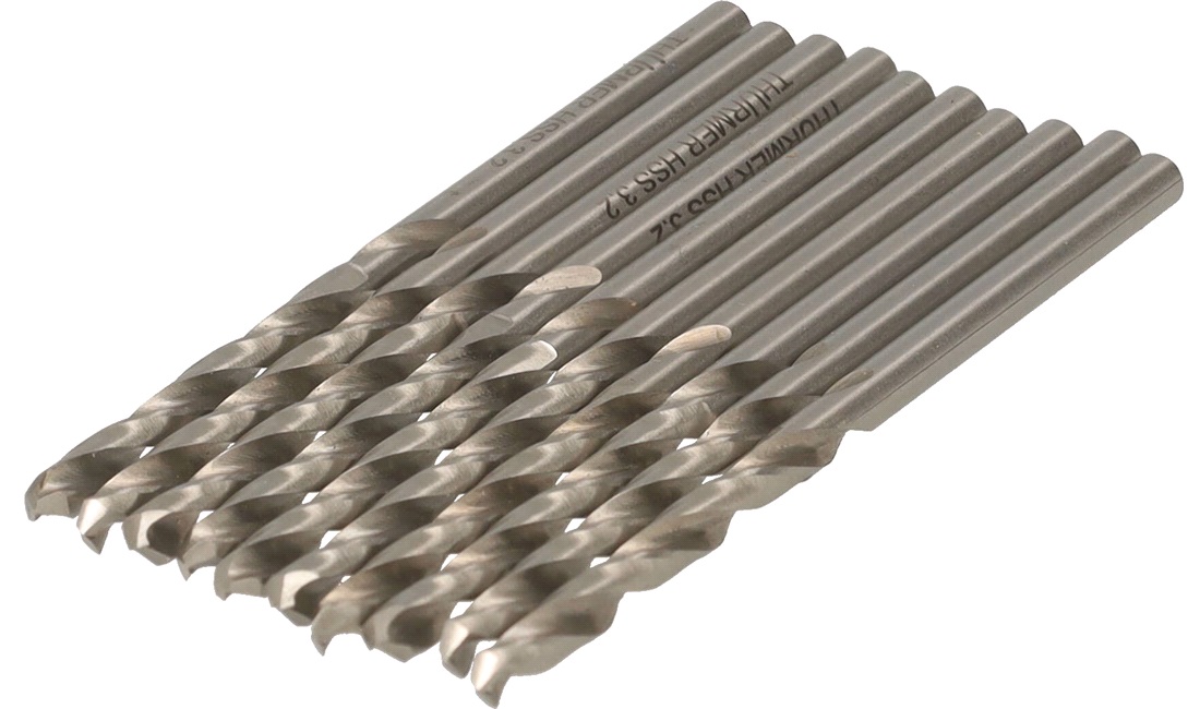Metalbor 3.2mm Slebne HSS 10 stk.