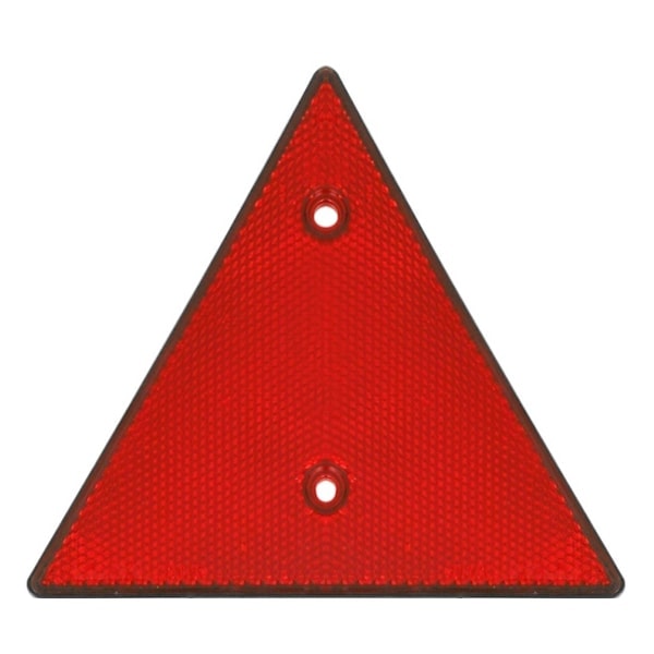 Catadioptre triangulaire arrière rouge