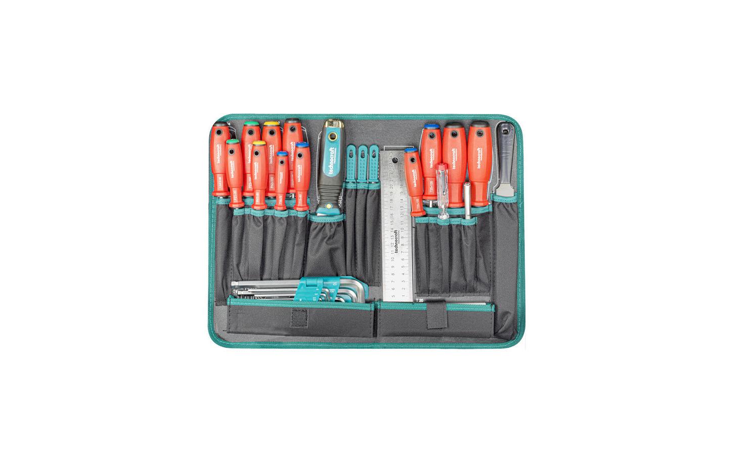 Werkzeugkoffer Pro Wood 4 126-teilig<br>Alu-Werkzeugkoffer mit Grundausstattung für Schreiner