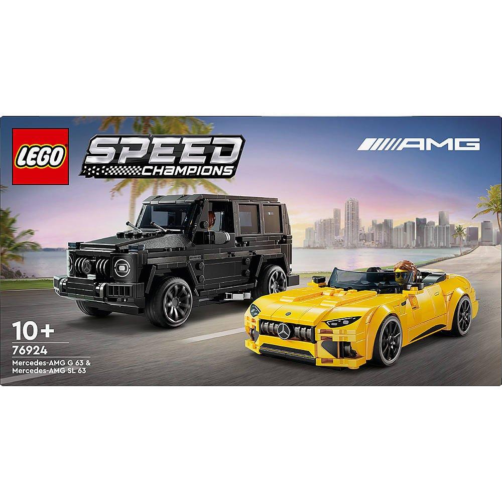 LEGO GAME LEGO Speed Champions 76924 Mercedes AMG G 63 and Mercedes AMG SL 63