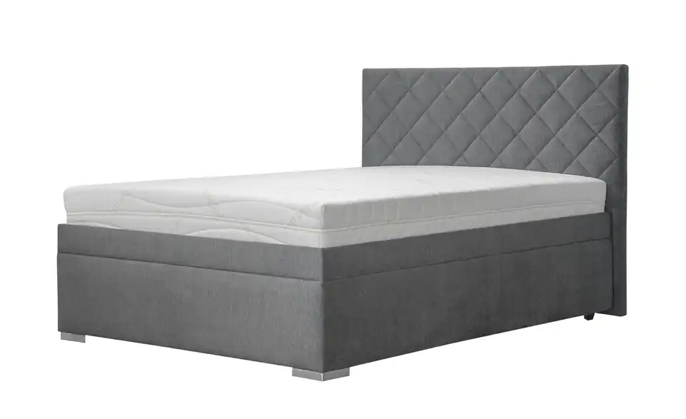 Polsterbett Klara 120 cm Grau