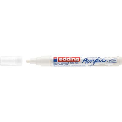 Edding 5100 - Marqueur acrylique - blanc