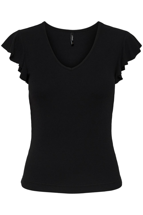 Only zwarte dames t-shirt