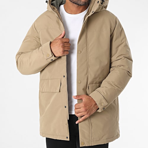 Parka Capuche Champ Beige Foncé