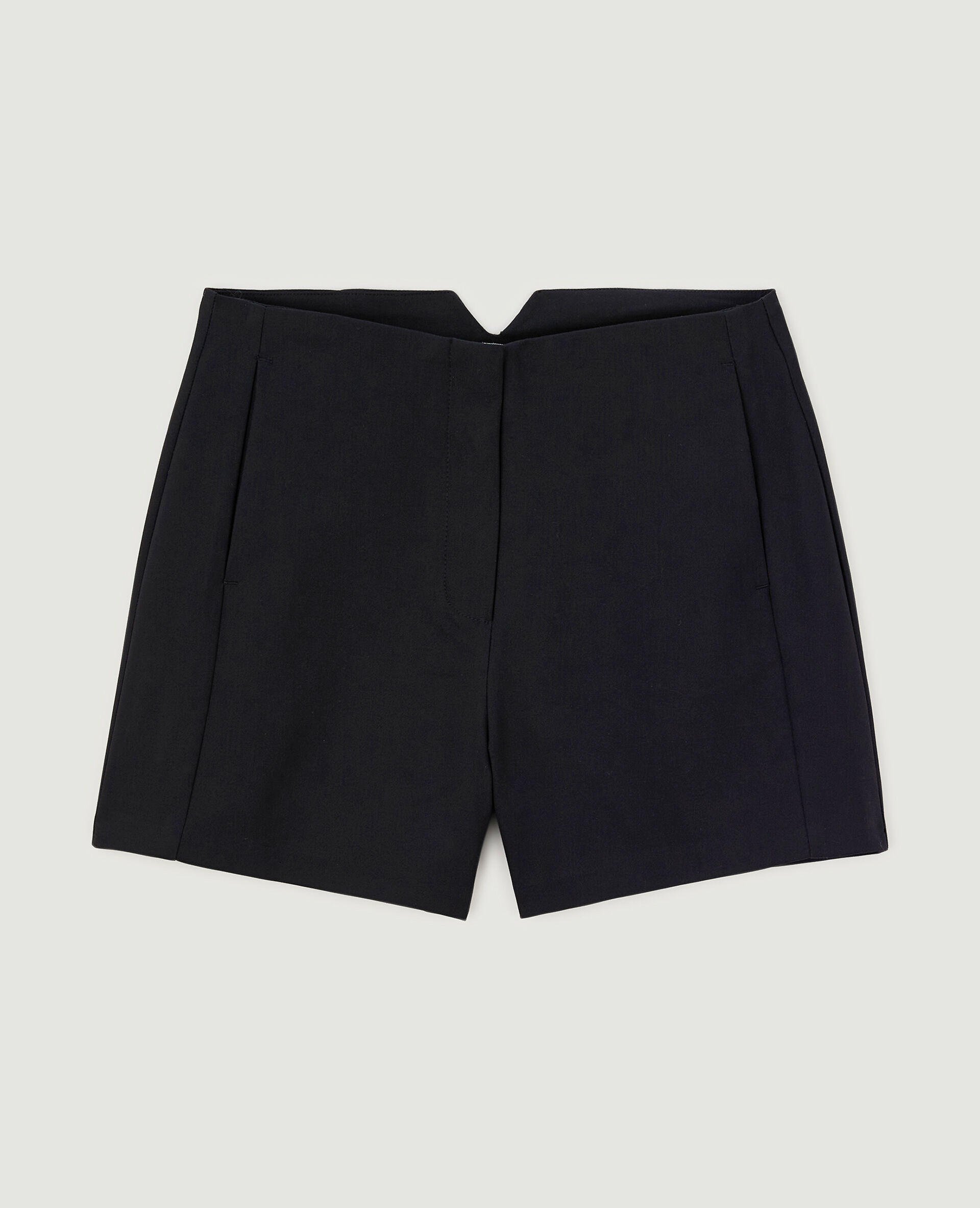 Short city taille haute - Noir