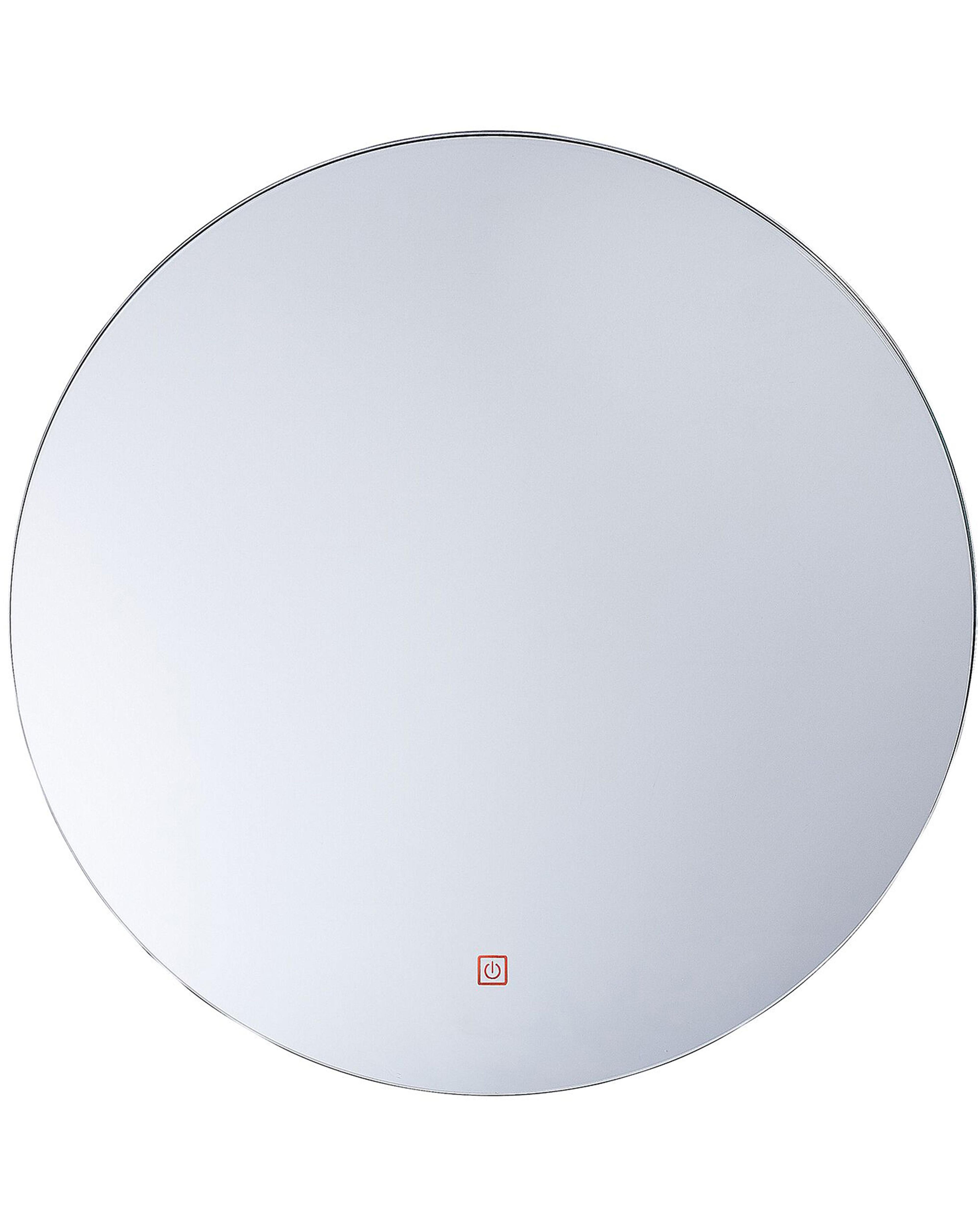 LED badkamerspiegel CALLAC 60 cm 60 cm Zilver
