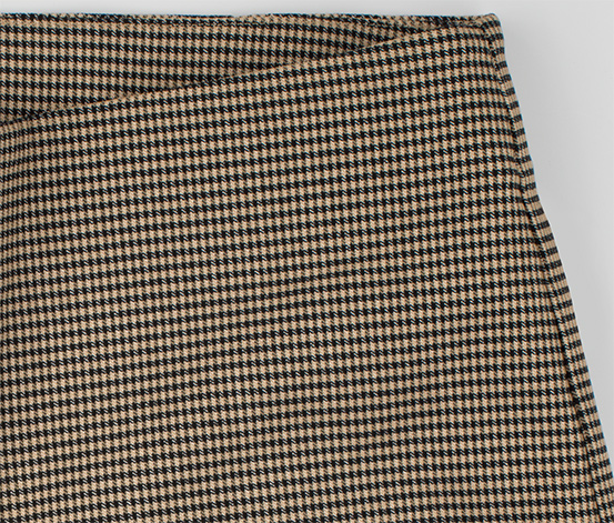 Stretchhose mit Hahnentritt-Jacquard