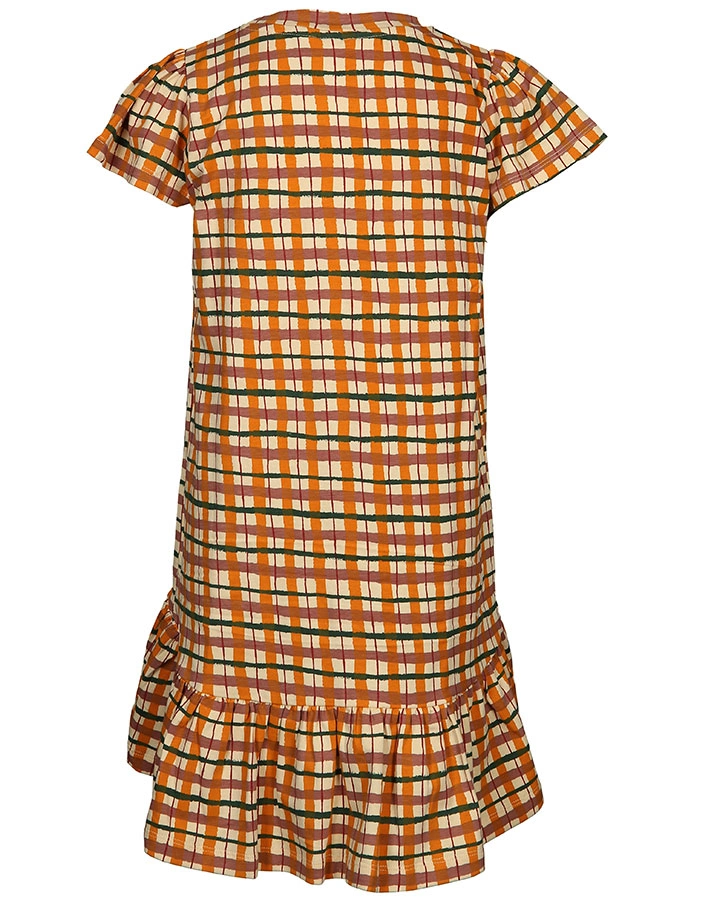 Jersey-Kleid FENELLA in orange/gelb