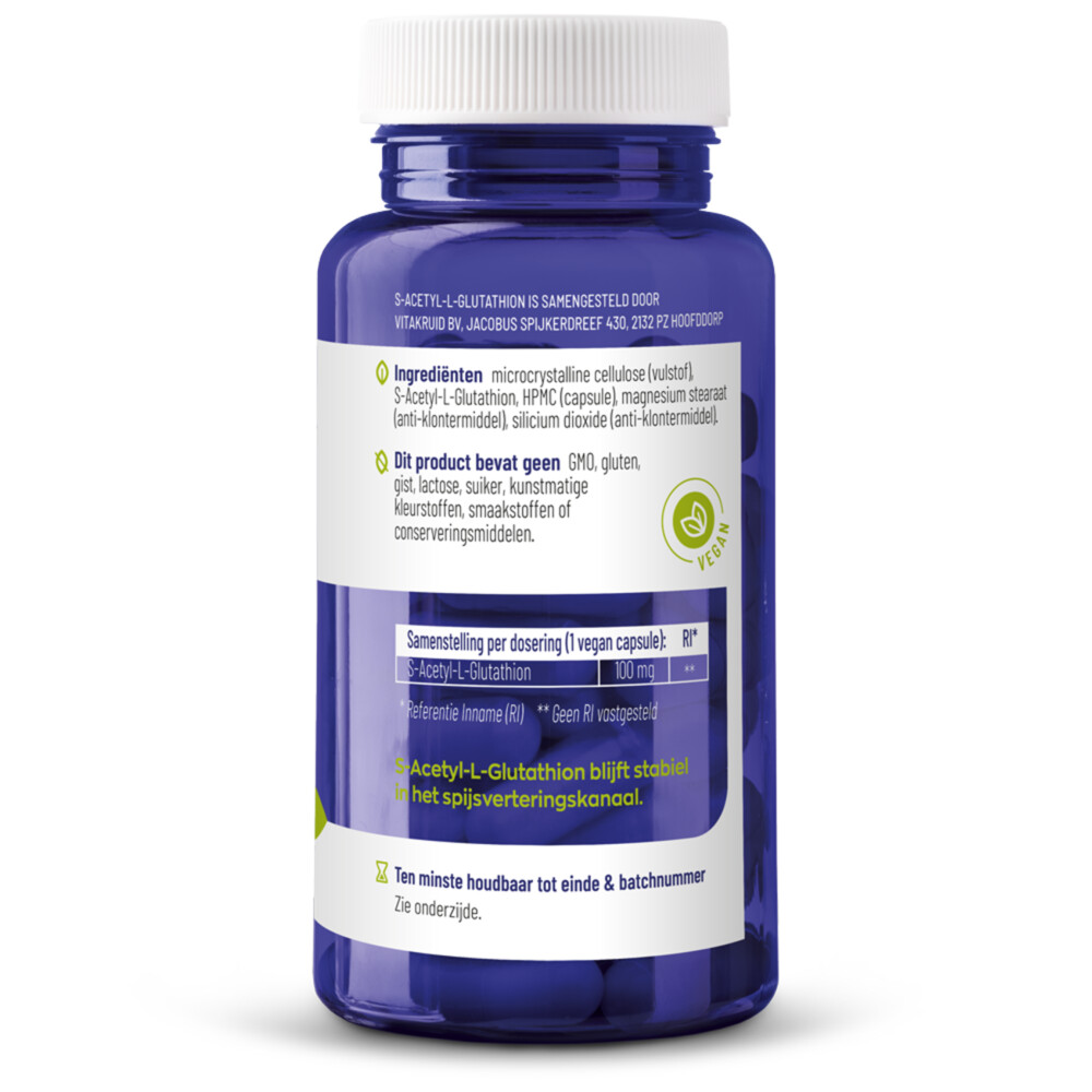 Vitakruid S-Acetyl-L-Glutathion 90 vegacapsules