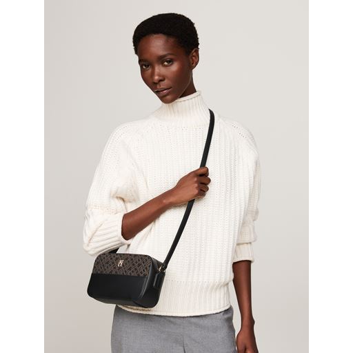 Tommy Hilfiger Jacquard Crossbody, Black
