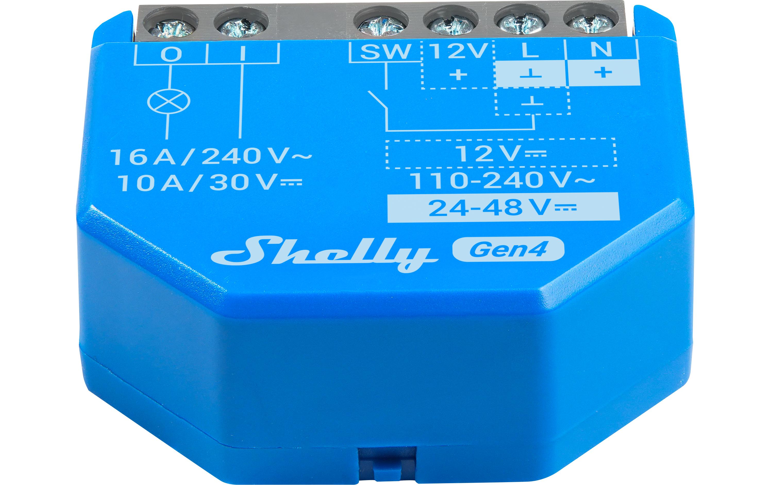 WLAN-Schaltaktor Plus 1 Gen4 WiFi-Switch Blau, 16 AWi-Fi-gesteuerter, intelligenter Schalter