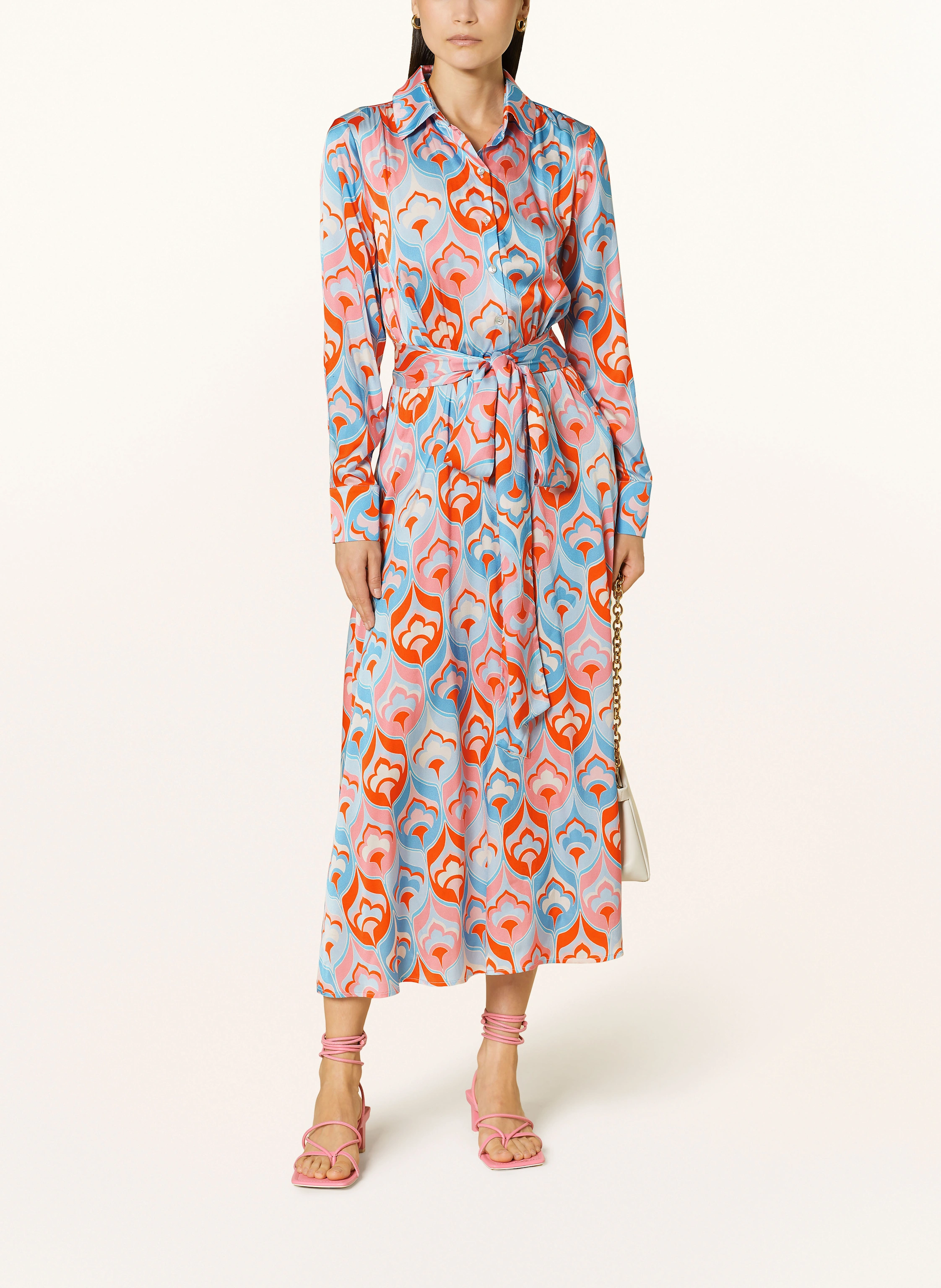 ANNA's Hemdblusenkleid mit Seide