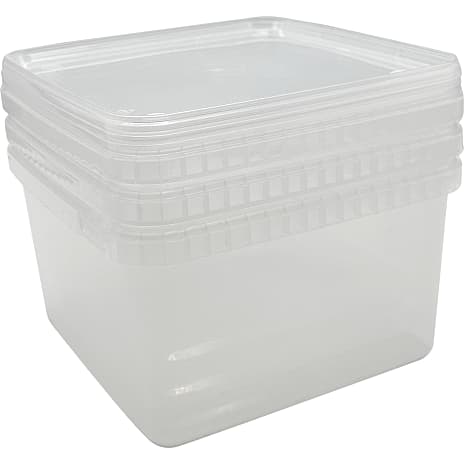 Condibøtter m. låg 3-pak (3000ml)